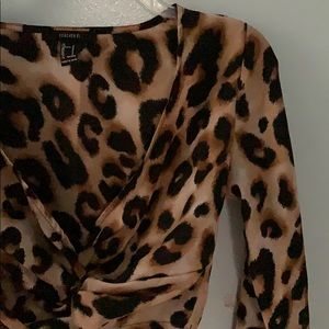Cheetah Print Crop Top